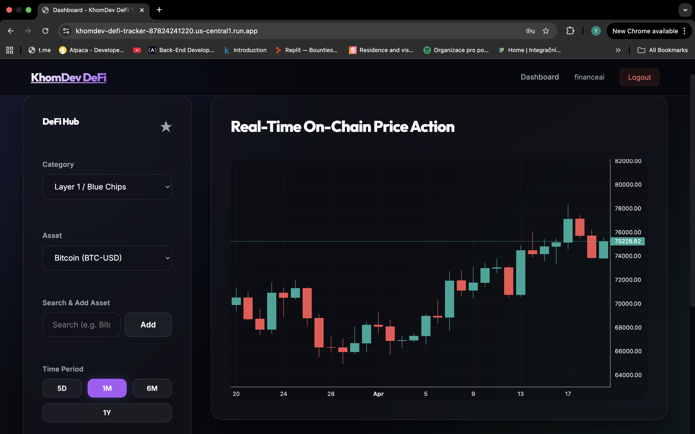 DeFi Tracker Screenshot 1