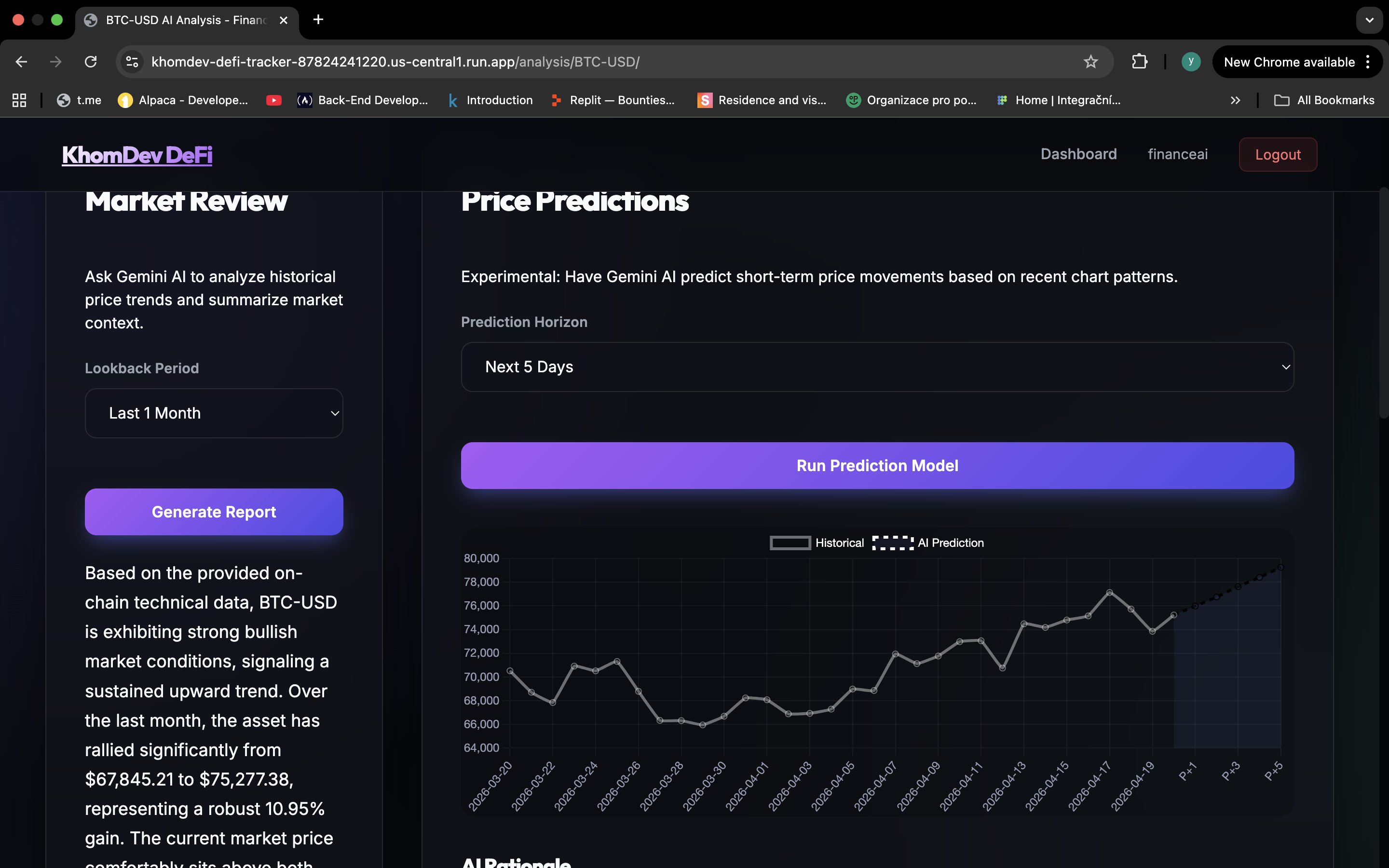 DeFi Tracker Screenshot 2